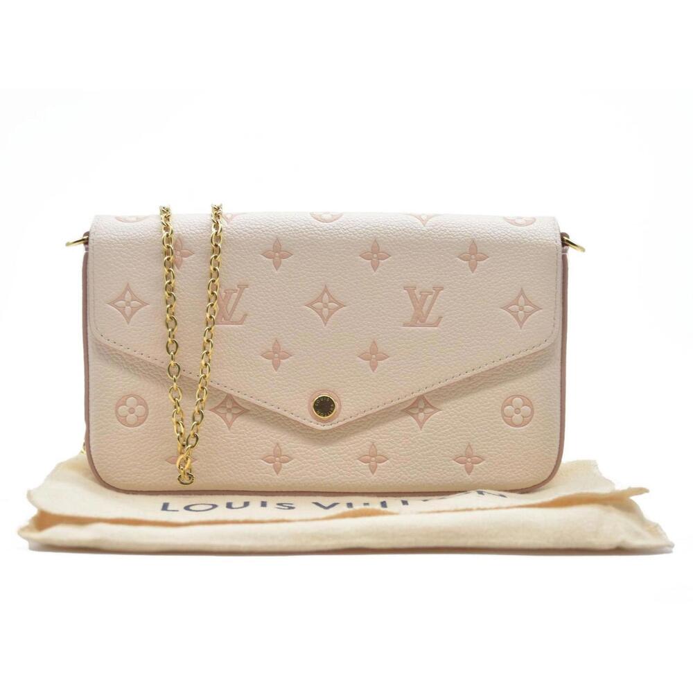 Louis Vuitton House's signature Monogram Pochette Felicie